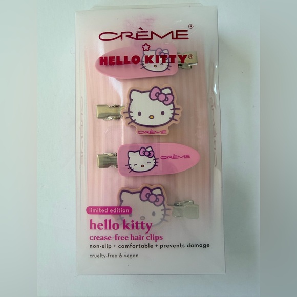 The Crème Shop X Hello Kitty Hair Clips - Crease-Free, Comfortable, Teeth-Free - Picture 2 of 4